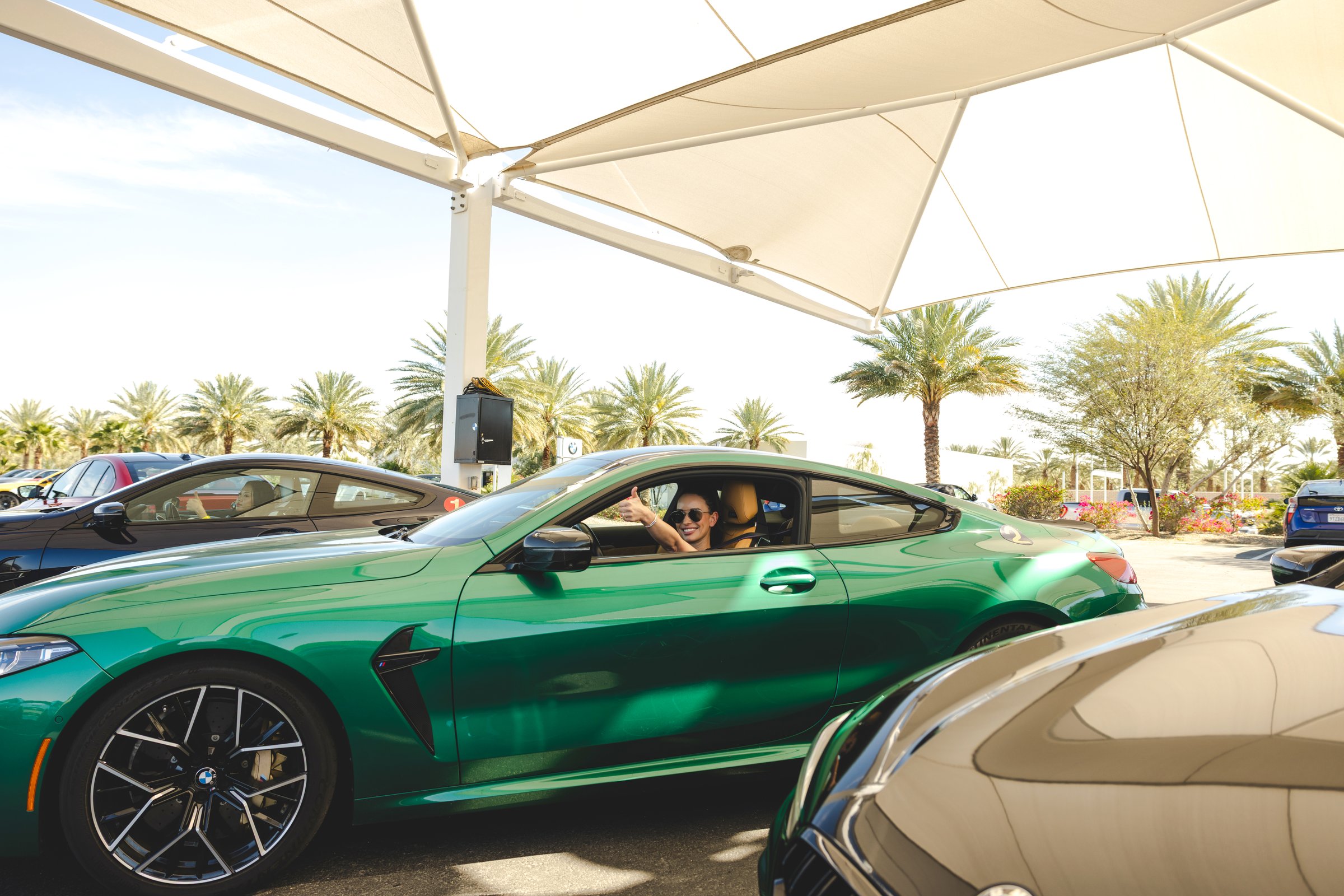Samantha Tan with BMW at the Empowered event in Palm Springs