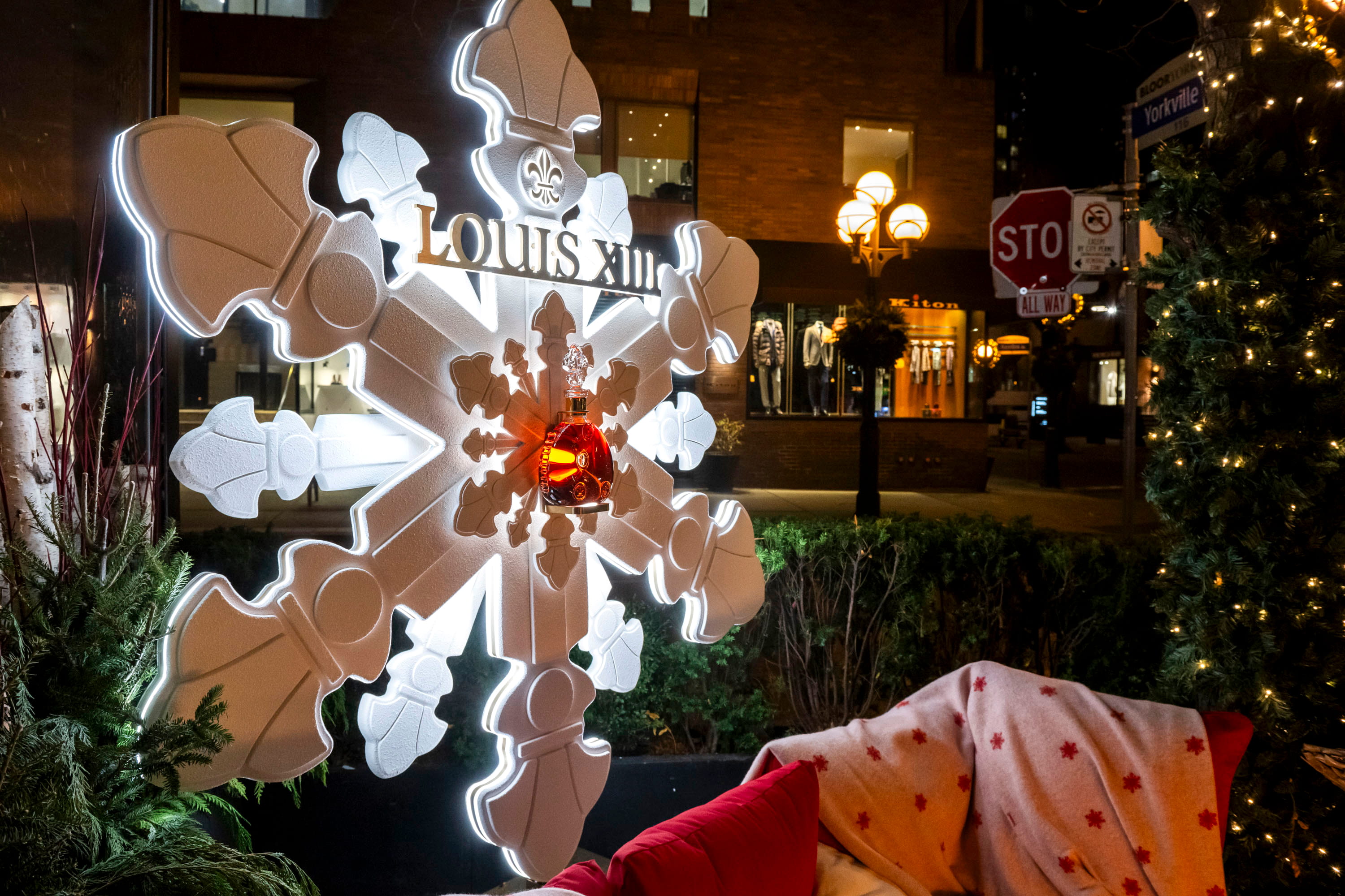 Winter Terrace dining experience at The Hazelton Hotel with Louis XIII cognac