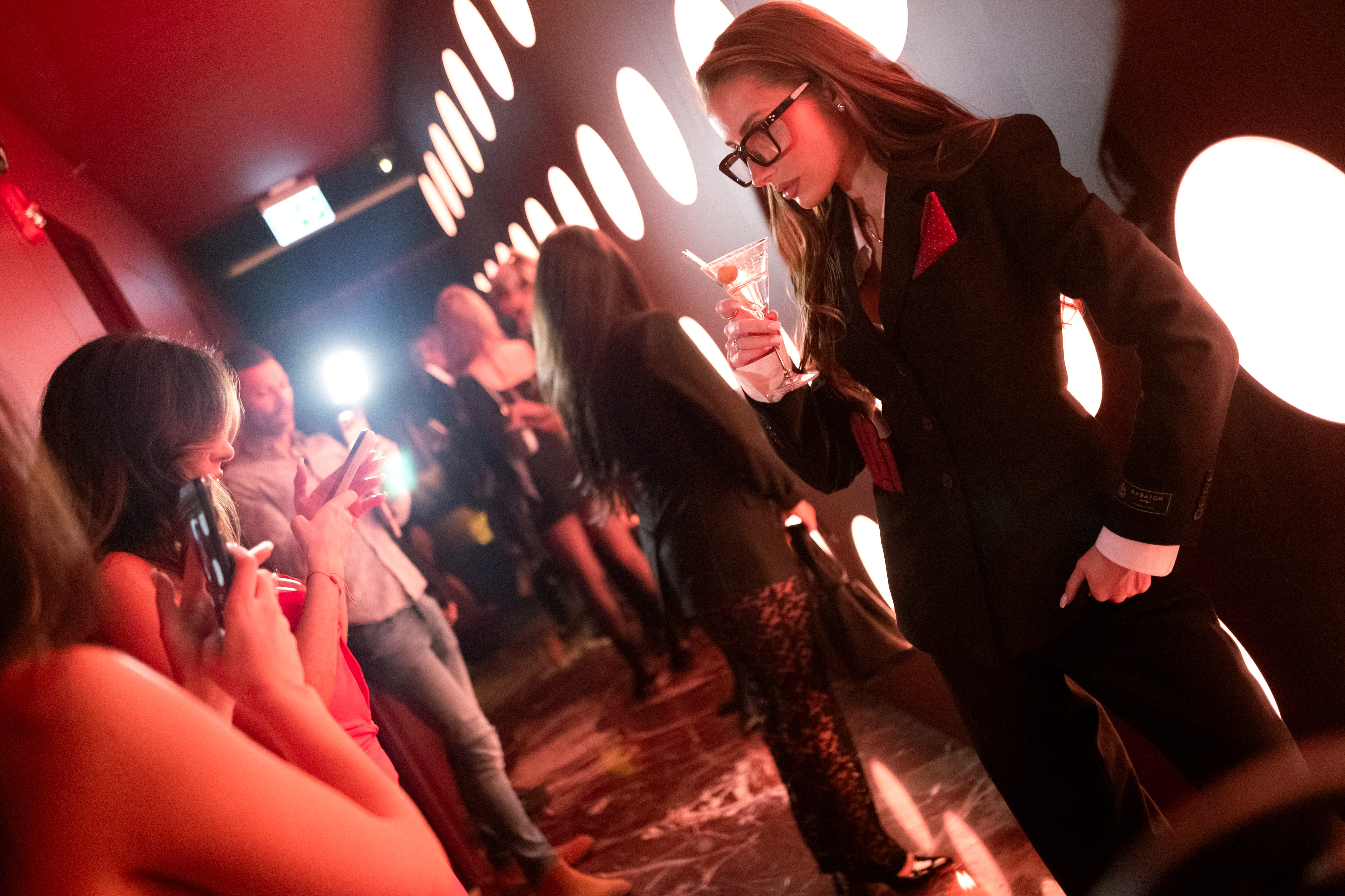 The Powder Room Yorkville opening lounge scene with guests