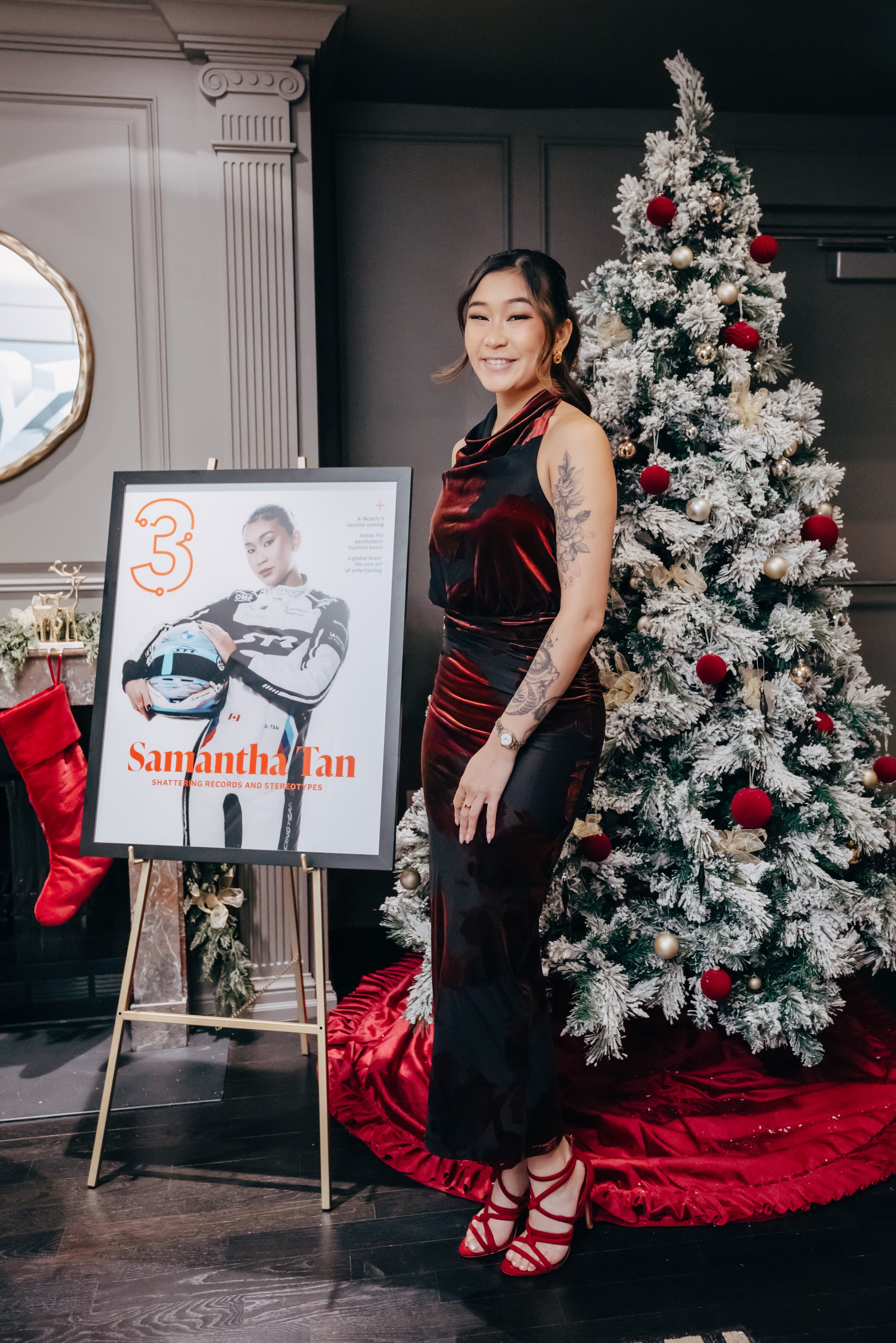 Samantha Tan fireside chat at 30 Hazelton Med Spa
